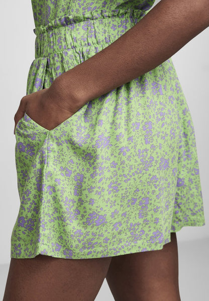 YAS STELLI HW S - Shorts - Summer Green
