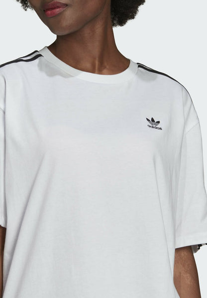 Adidas Originals OVERSIZED ADICOLOR RELAXED - T-Shirt Print - White