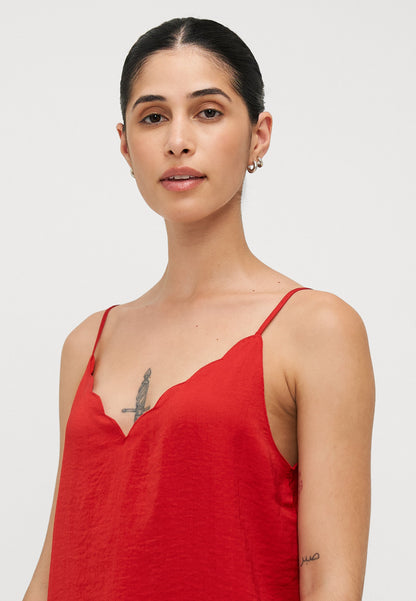 ONLY Petite ONLDEBBIE SINGLET - Top - Salsa