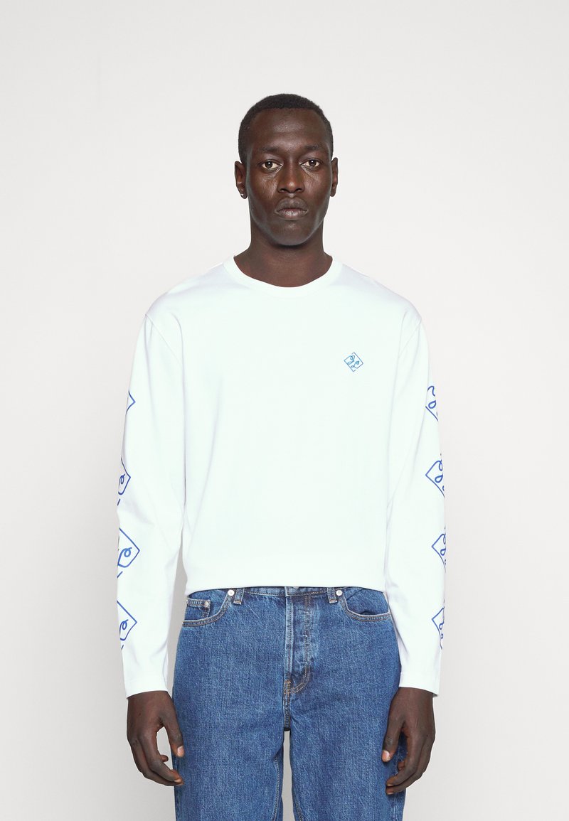 J.Lindeberg CAMILO GRAPHIC - Langarmshirt - Cloud White