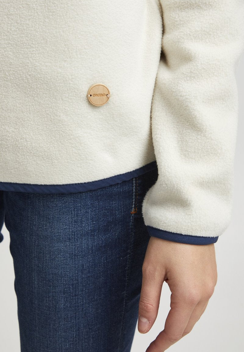OXMO OXMALITA - Fleecepullover - Oatmeal