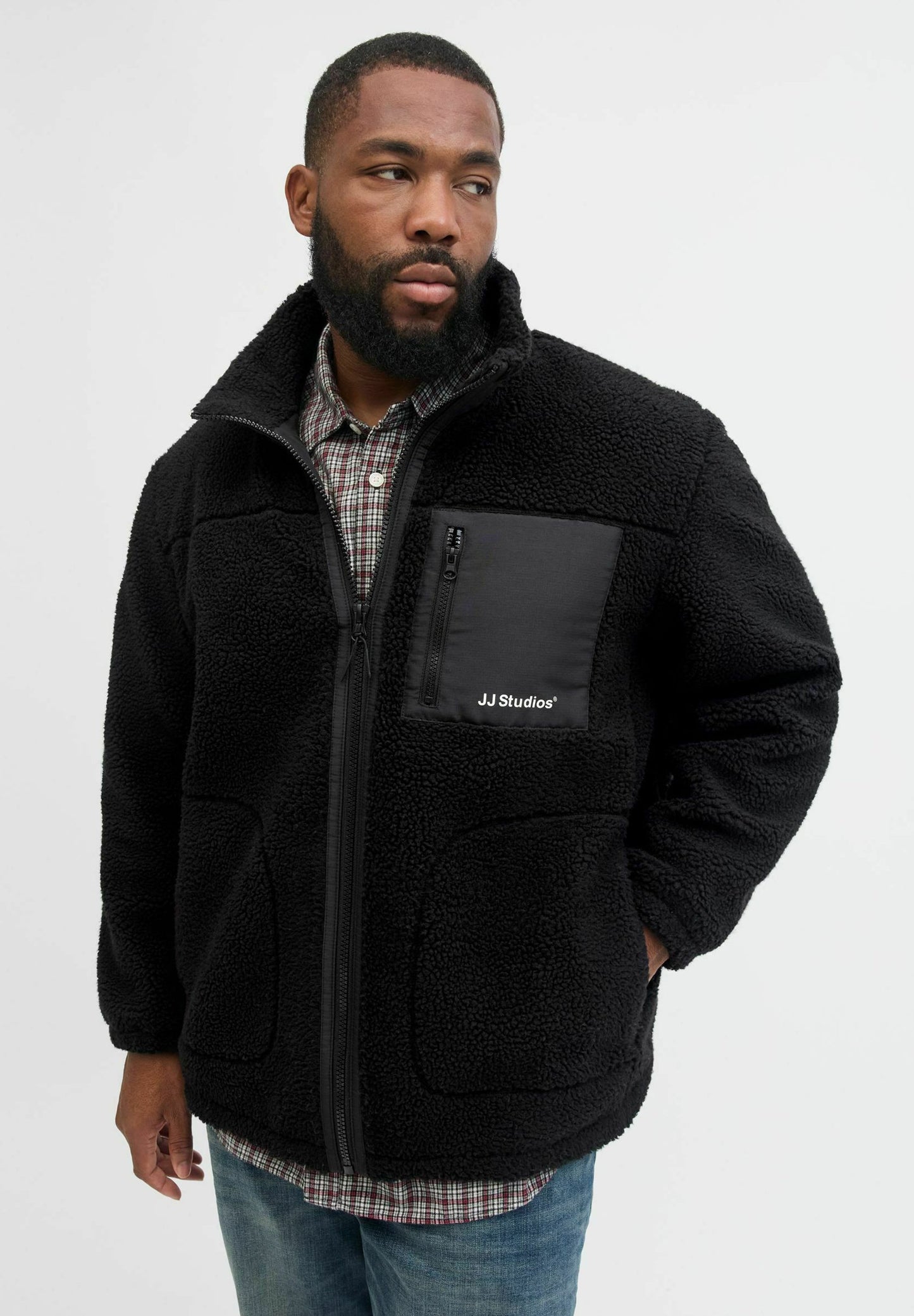 Jack & Jones ESOHO - Fleece Jacket - Black