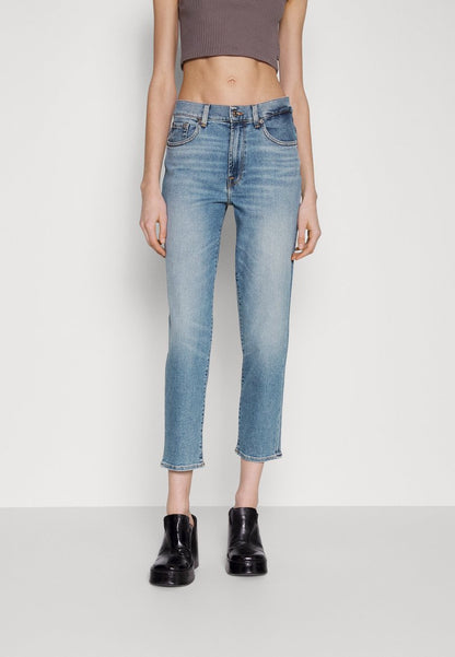 7 For All Mankind MALIA LUXE VINTAGE LEGEND - Jeans Straight Leg - Light Blue