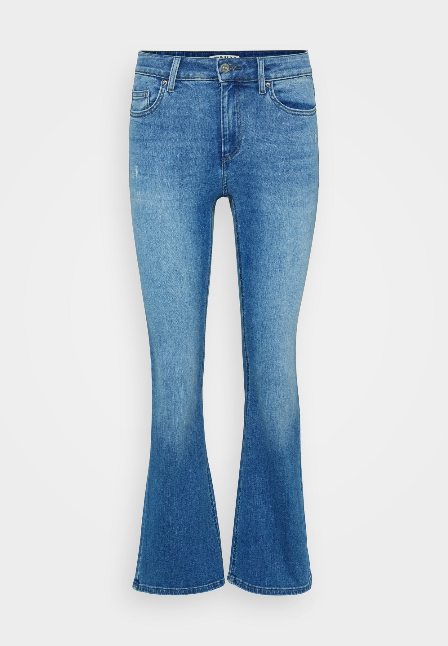 ONLY Petite ONLBLUSH MID WAIST - Flared Jeans - Special Blue Grey Denim