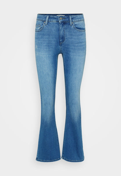 ONLY Petite ONLBLUSH MID WAIST - Flared Jeans - Special Blue Grey Denim