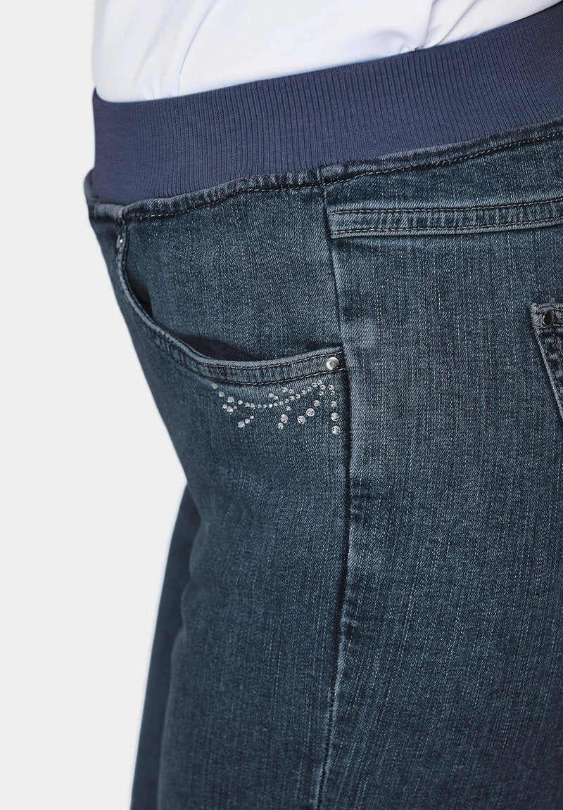 GOLDNER Jeans Skinny Fit - Dunkelblau
