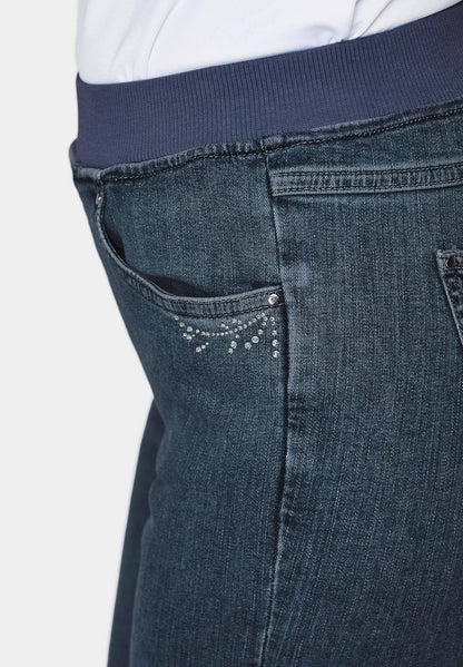 GOLDNER Jeans Skinny Fit - Dunkelblau