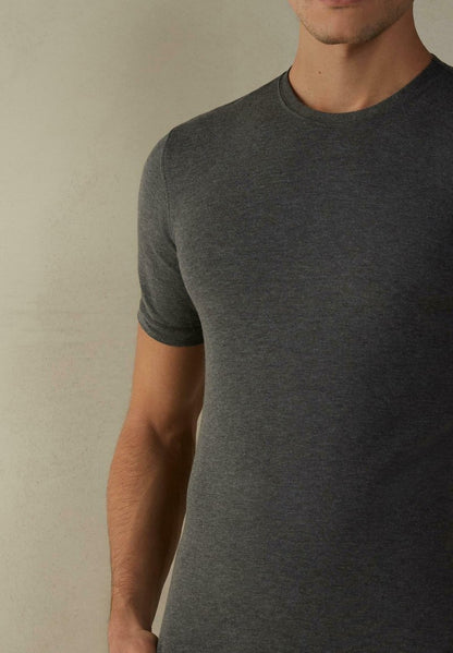 Intimissimi Nachtwäsche Shirt - Grafitgrau Meliert