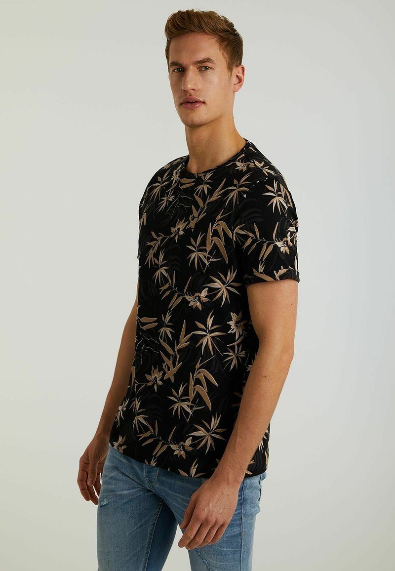  BOTANIC - T-Shirt Print - Black