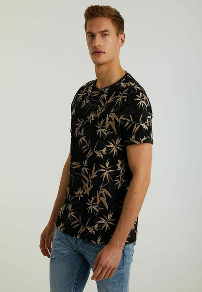  BOTANIC - T-Shirt Print - Black