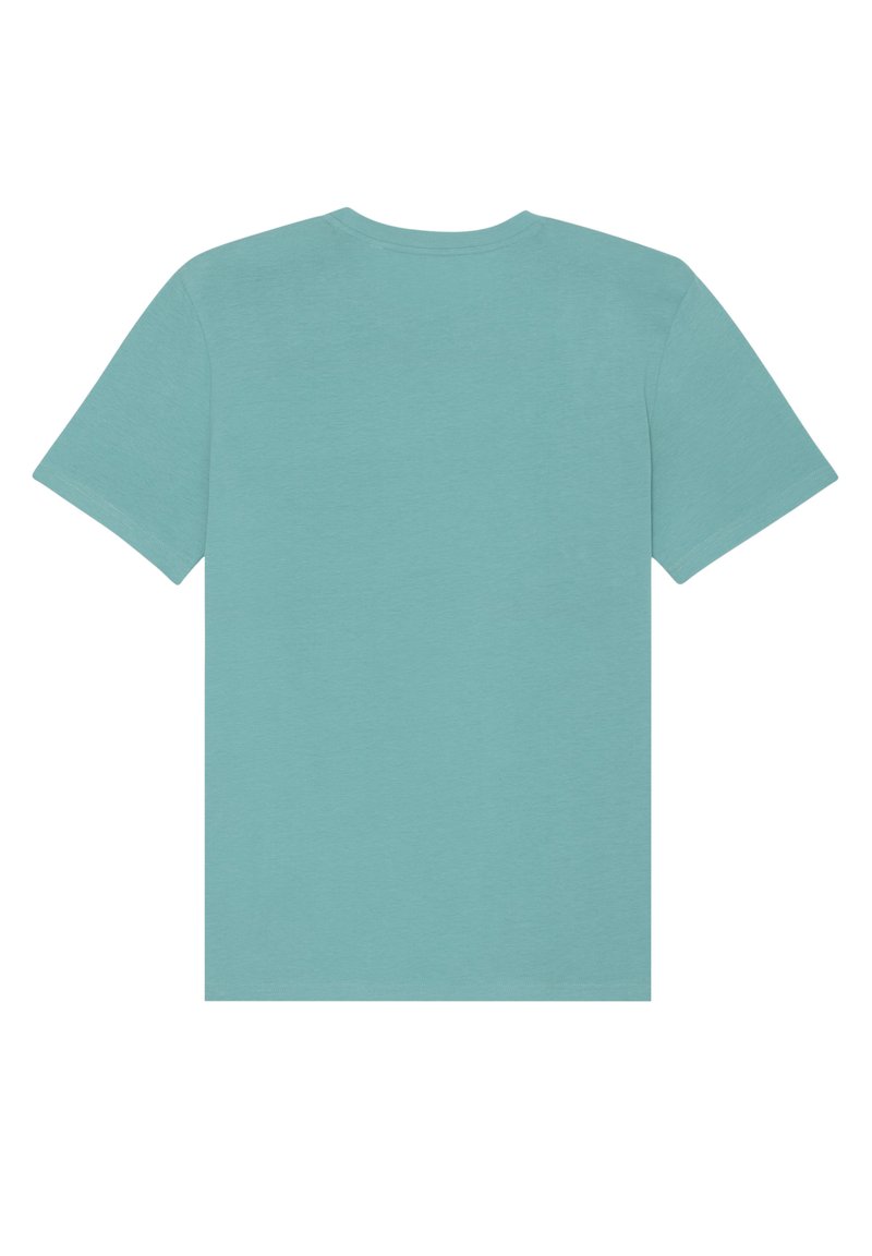  SCHAU MA MOI DANN SENG MAS SCHO - T-Shirt Print - Teal Monstera