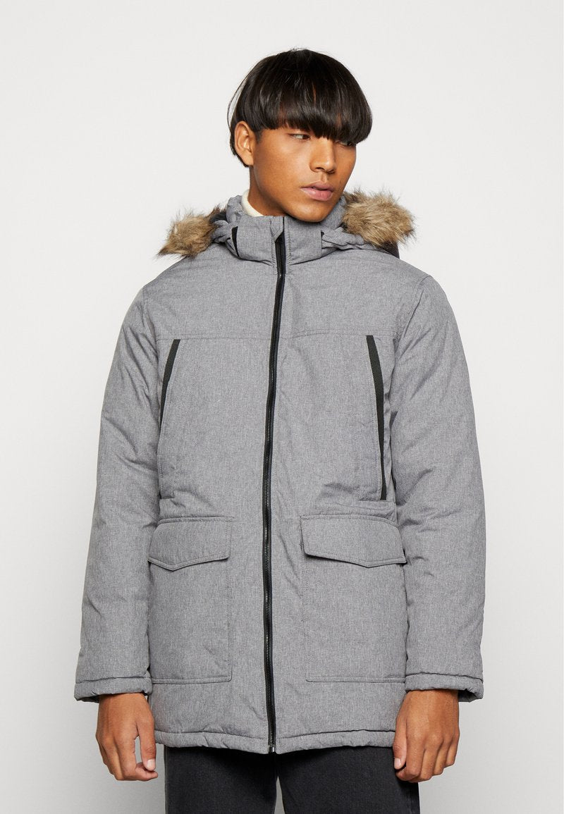 Jack & Jones JJECRAFT - Wintermantel - Grey