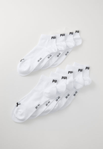 Puma QUARTER PLAIN UNISEX 9 PACK - Sports Socks - Black