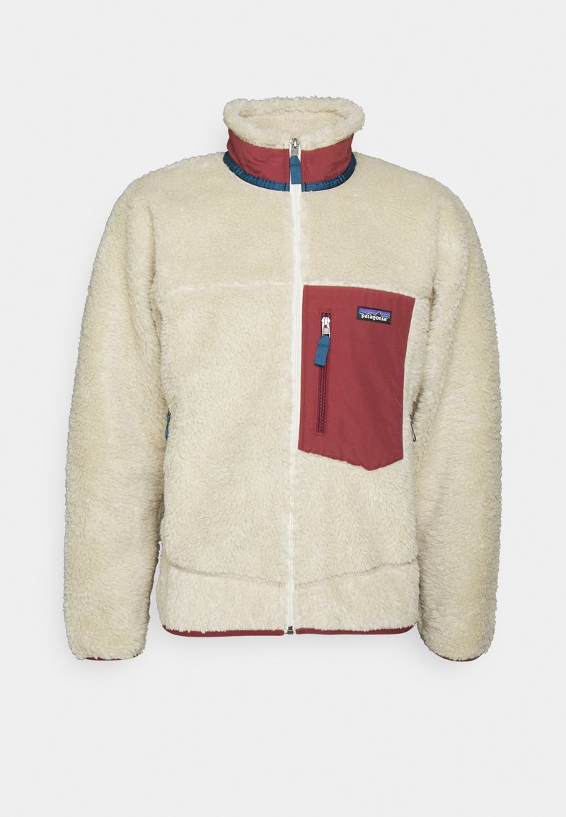 Patagonia CLASSIC RETRO-X - Fleecejacke - Dark Natural/sequoia Red