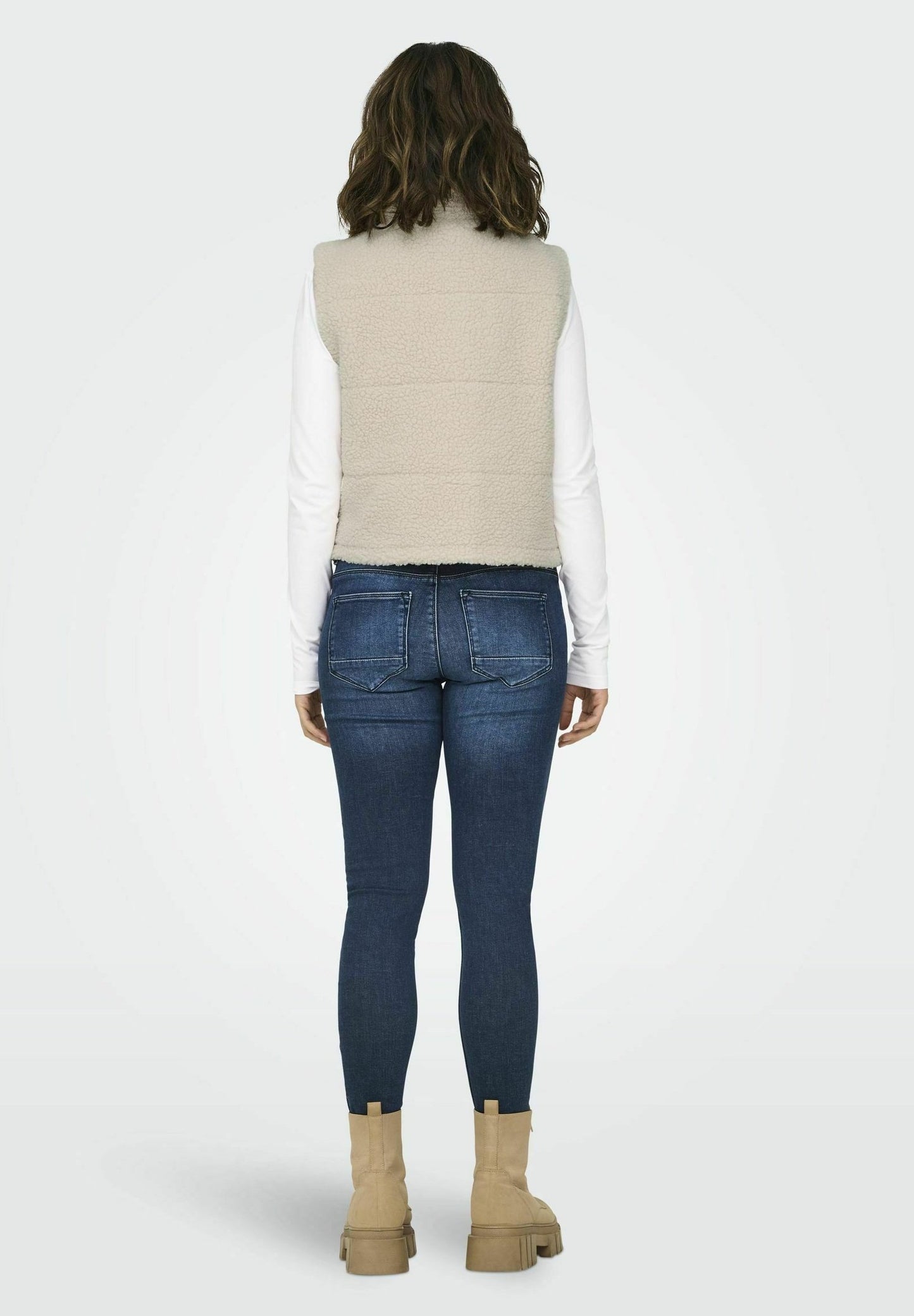 ONLY SANDRA LIFE OTW NOOS - Waistcoat - Pumice Stone