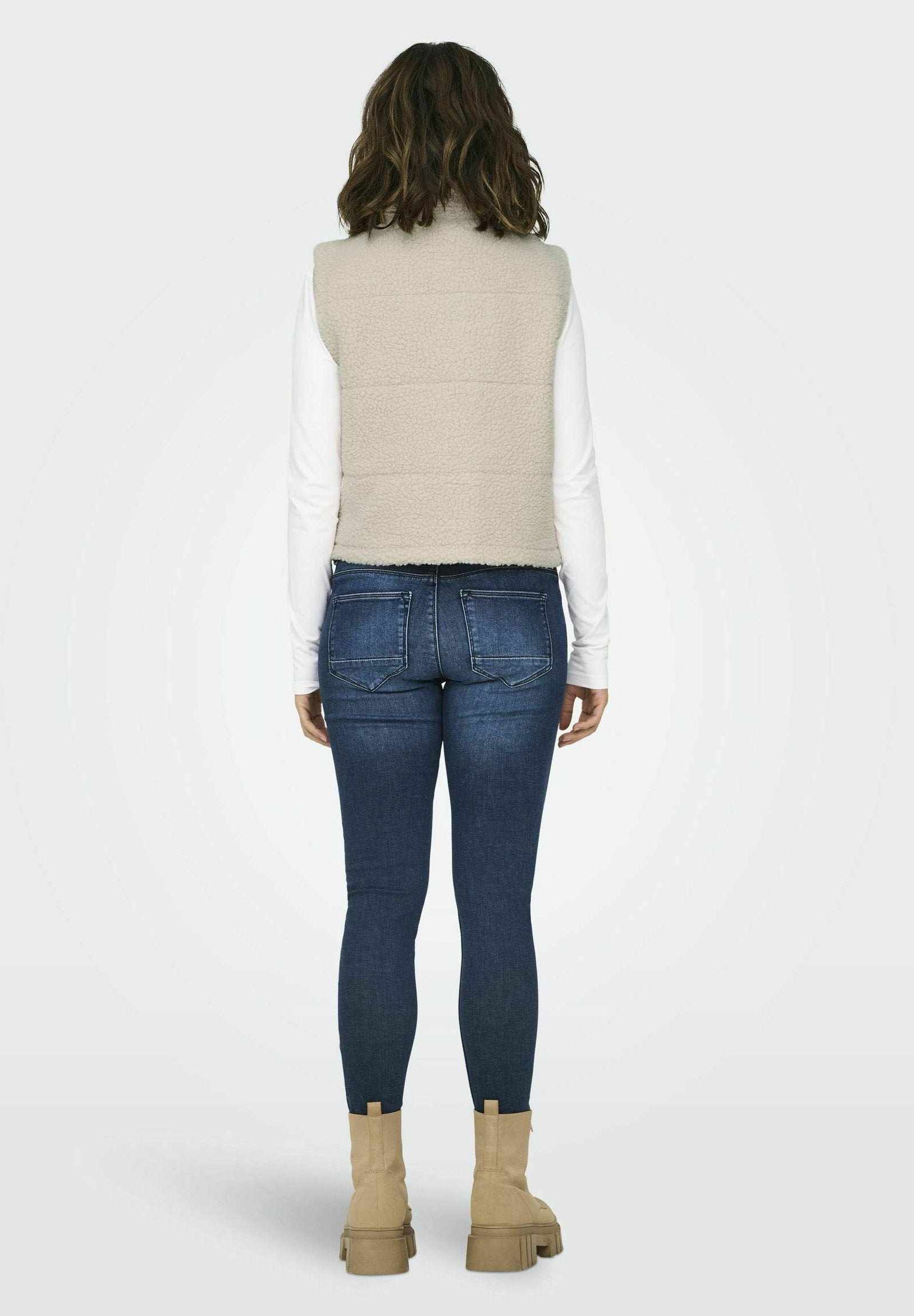ONLY SANDRA LIFE OTW NOOS - Waistcoat - Pumice Stone