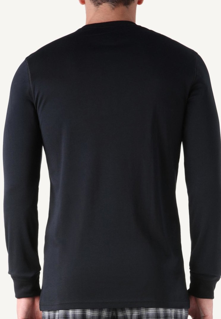 Intimissimi INTERLOCK SUPIMA - Nachtwäsche Shirt - Black