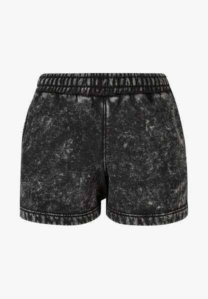 URBAN CLASSICS TOWEL WASHED - Shorts - Black