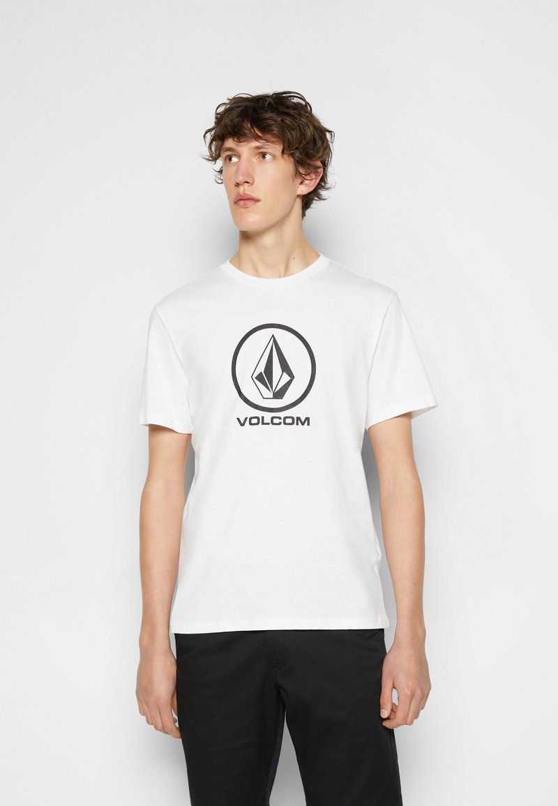 Volcom CRISP STONE - T-Shirt Print - White