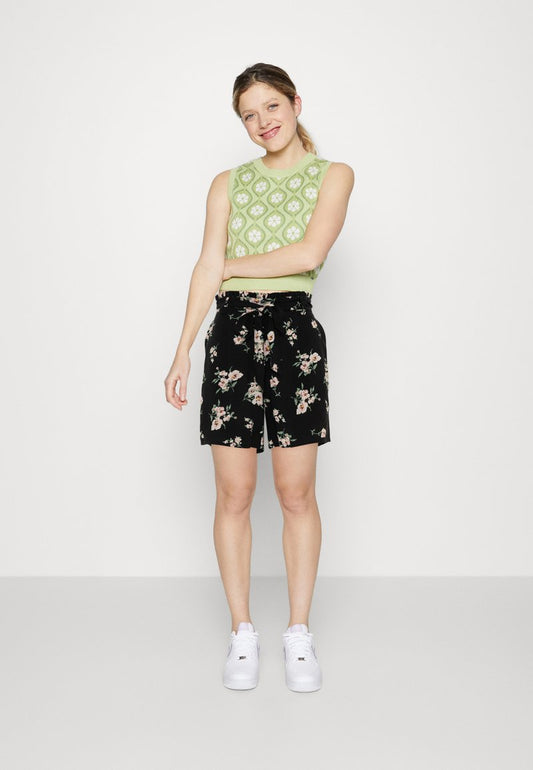 Vero Moda VMEASY - Shorts - Black/multi-coloured