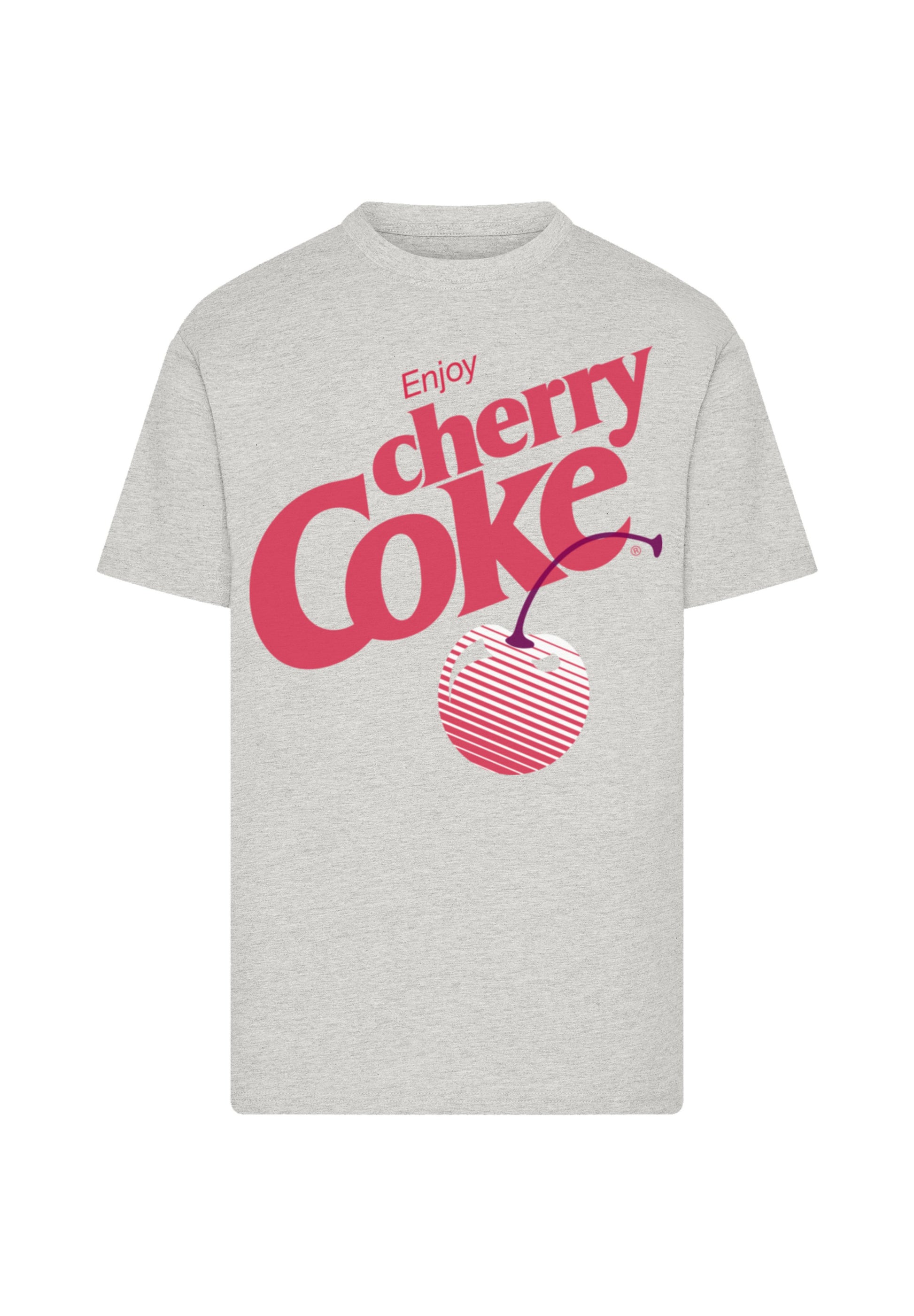 F4NT4STIC COCA COLA ENJOY CHERRY COKE - Print T-shirt - Weiß