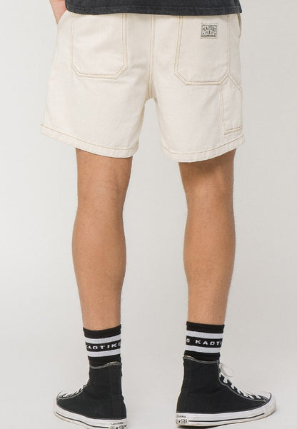 Kaotiko CARPENTER - Shorts - Beige