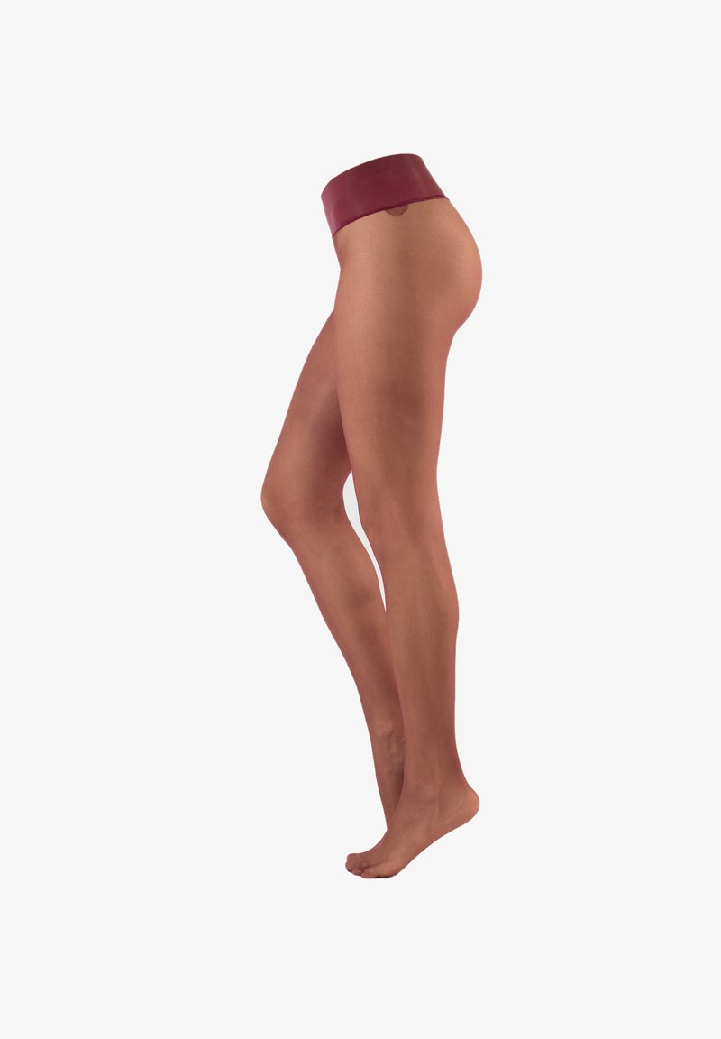  POLKA DOTS SEAMLESS TIGHTS - 15 DEN - Strumpfhose - Light Brown