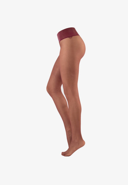  POLKA DOTS SEAMLESS TIGHTS - 15 DEN - Strumpfhose - Light Brown