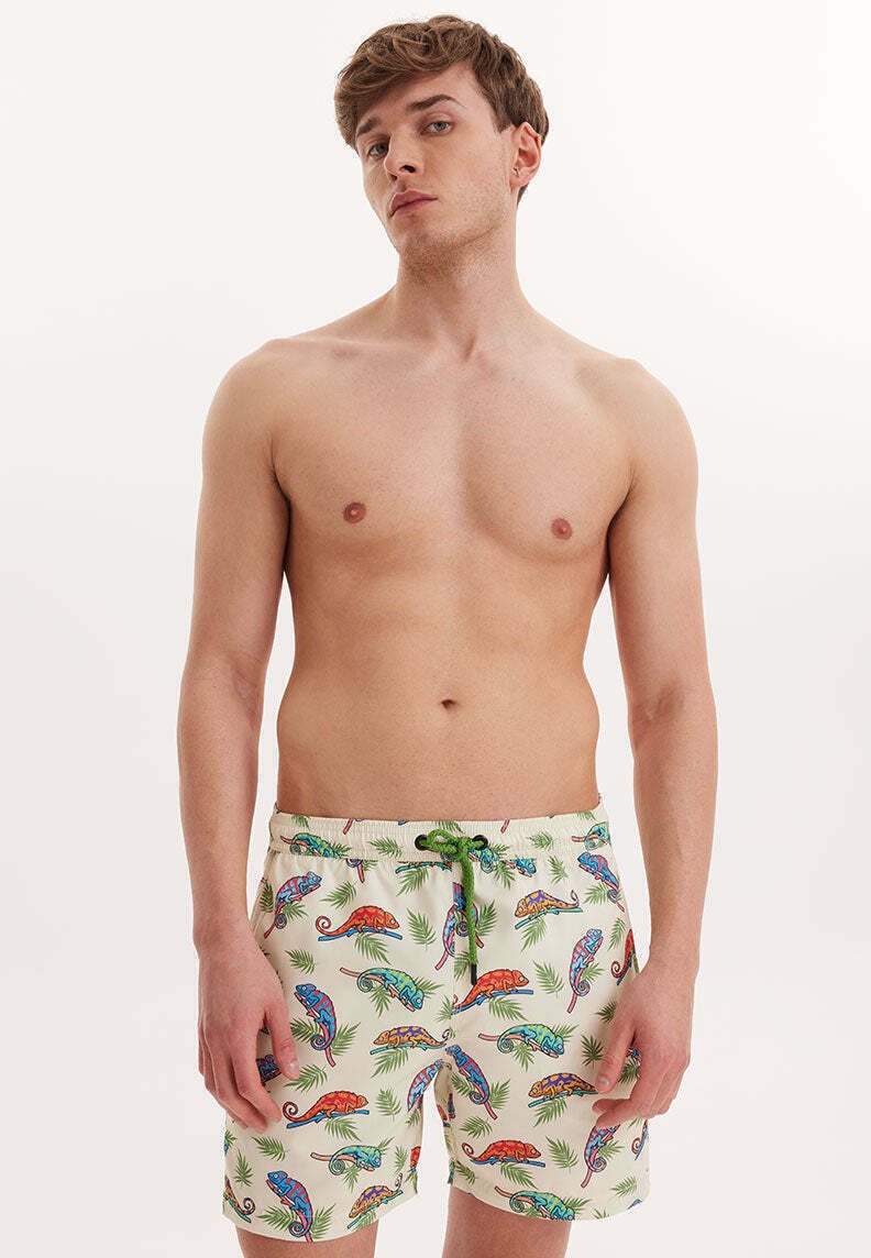  WMPATTERN - Badeshorts - Turquoise Aop