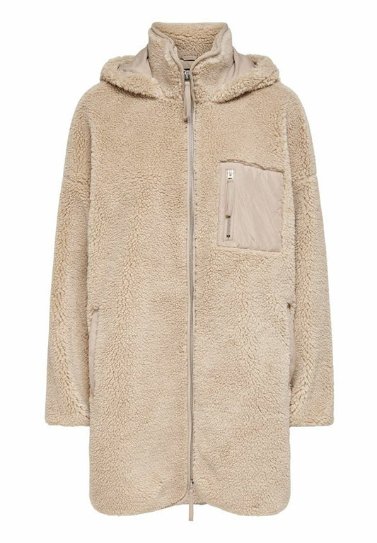 ONLY SASCHA SHERPA - Classic Coat - Cuban Sand
