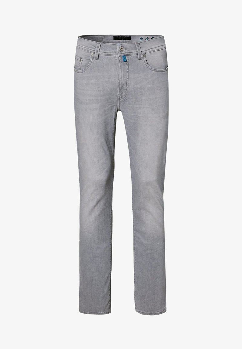 Pierre Cardin LYON - Jeans Tapered Fit - Light Grey Used Buffies