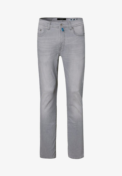 Pierre Cardin LYON - Jeans Tapered Fit - Light Grey Used Buffies