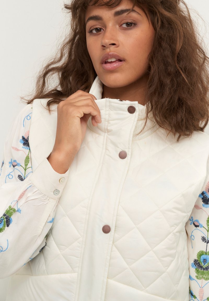  CREAM CROLLI SHORT WAISTCOAT - Weste - Vaporous Gray
