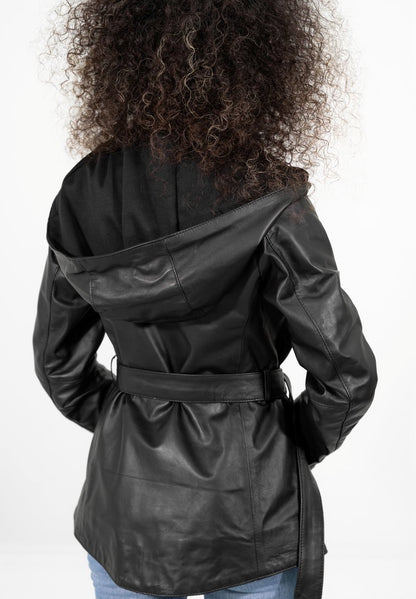  COLIMA - Lederjacke - Black