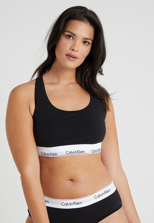 CALVIN KLEIN UNDERWEAR UNLINED BRALETTE - Bustier - Black