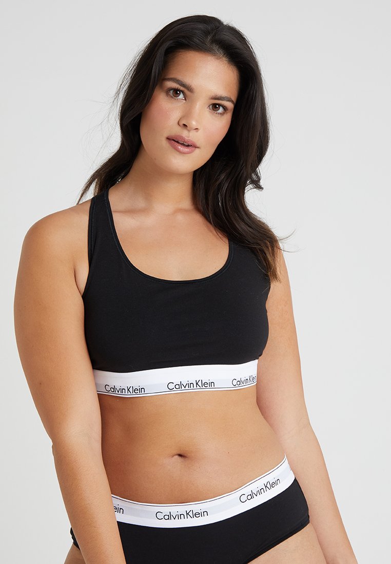 CALVIN KLEIN UNDERWEAR UNLINED BRALETTE - Bustier - Black