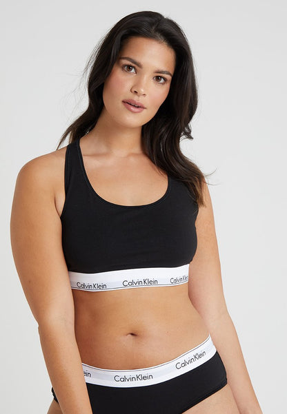 CALVIN KLEIN UNDERWEAR UNLINED BRALETTE - Bustier - Black