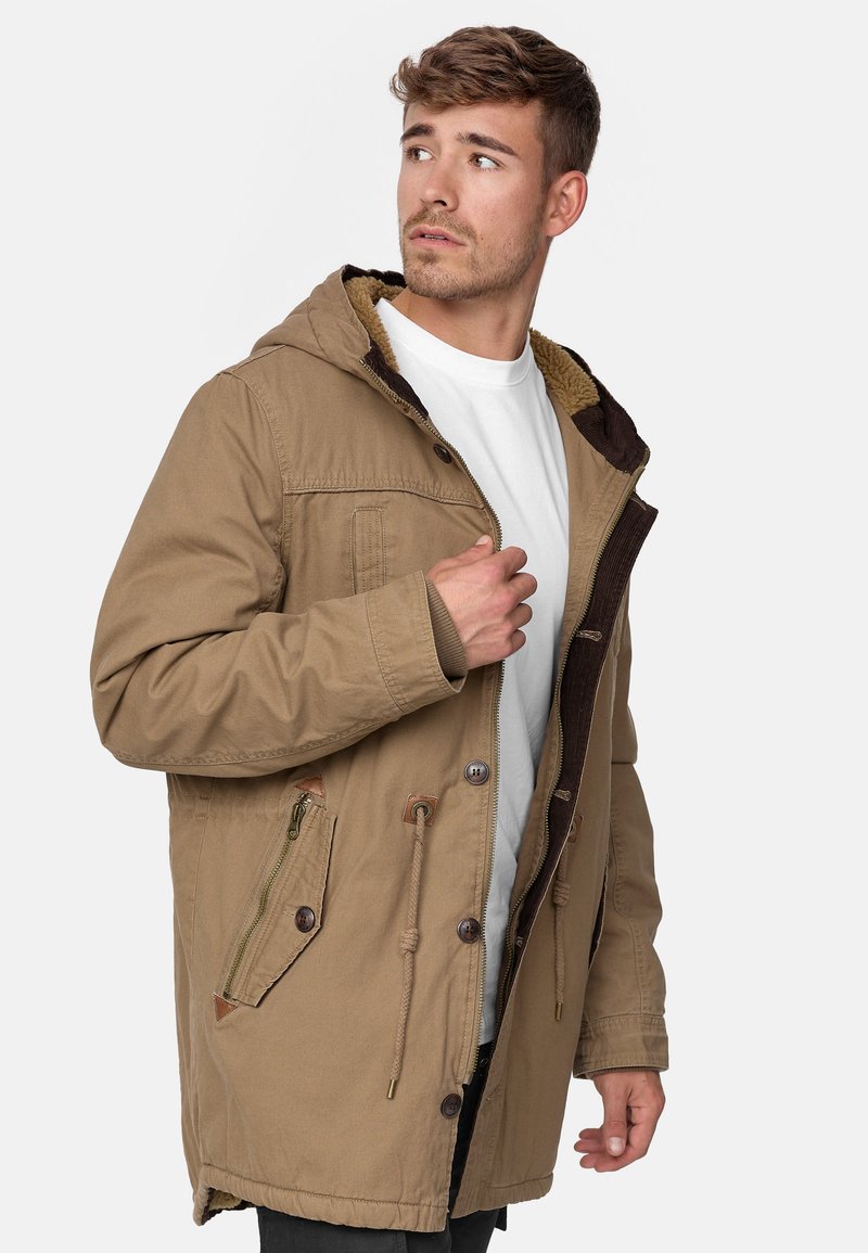 Indicode Jeans Wintermantel - Brown