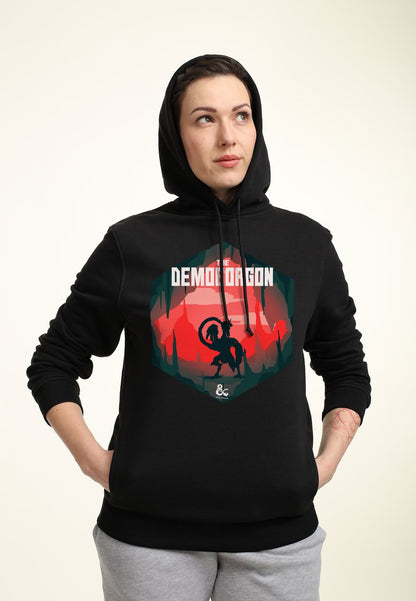 Henry Tiger DUNGEONS & DRAGONS THE DEMOGORGAN HEXAGON - Kapuzenpullover - Black