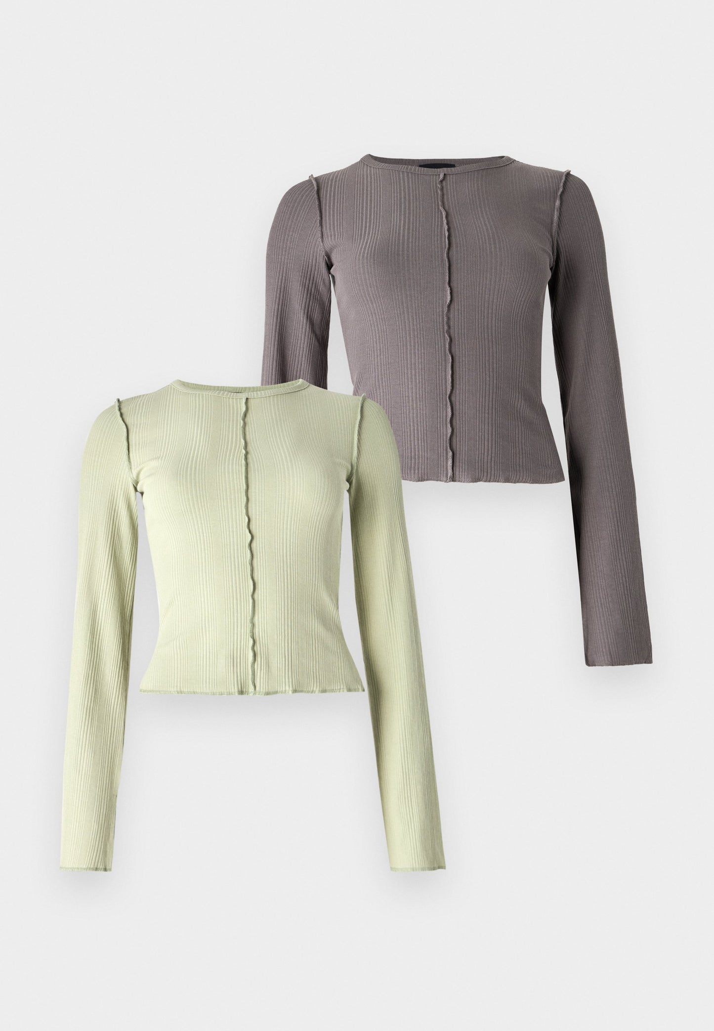 Even&Odd 2 PACK - Long Sleeved Top - White/black