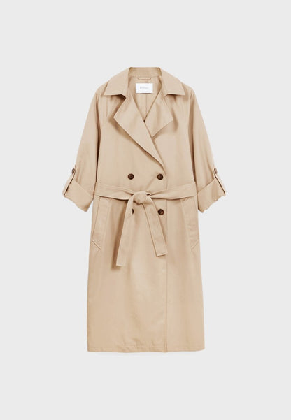 Stradivarius Trenchcoat - Stone
