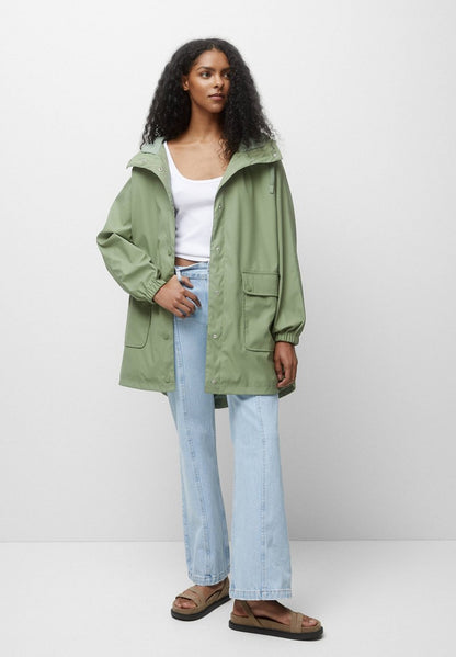 PULL & BEAR RAIN WITH HOOD - Regenjacke / Wasserabweisende Jacke - Khaki