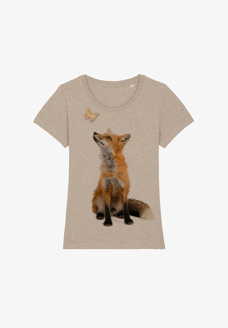  T-Shirt Print - Heather Sand
