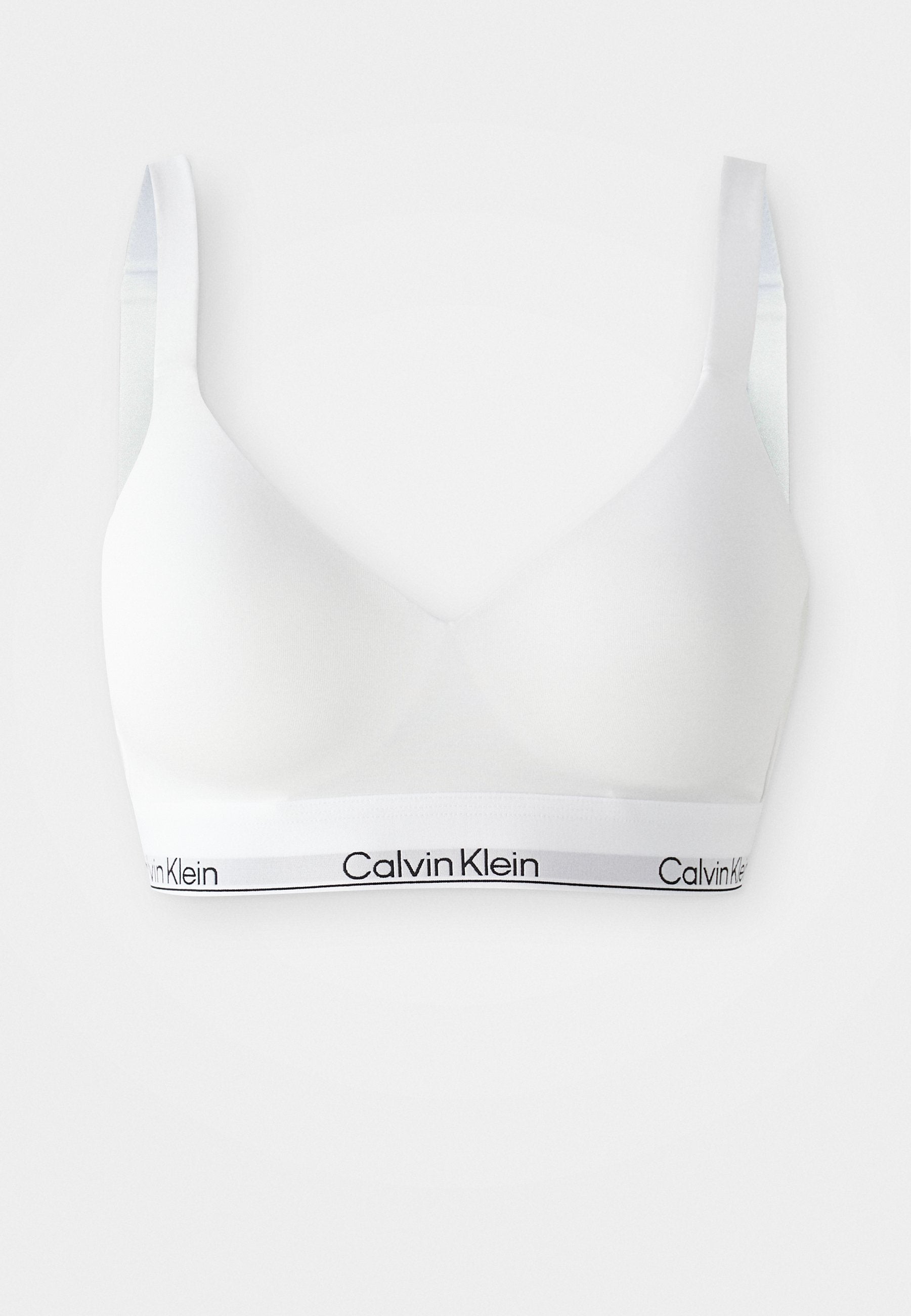 CALVIN KLEIN UNDERWEAR LIFT BRALETTE ICON - T-shirt Bra - White