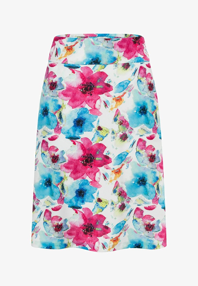 MORE&MORE FLOWERPRINT - A-Linien-Rock - Mehrfarbig