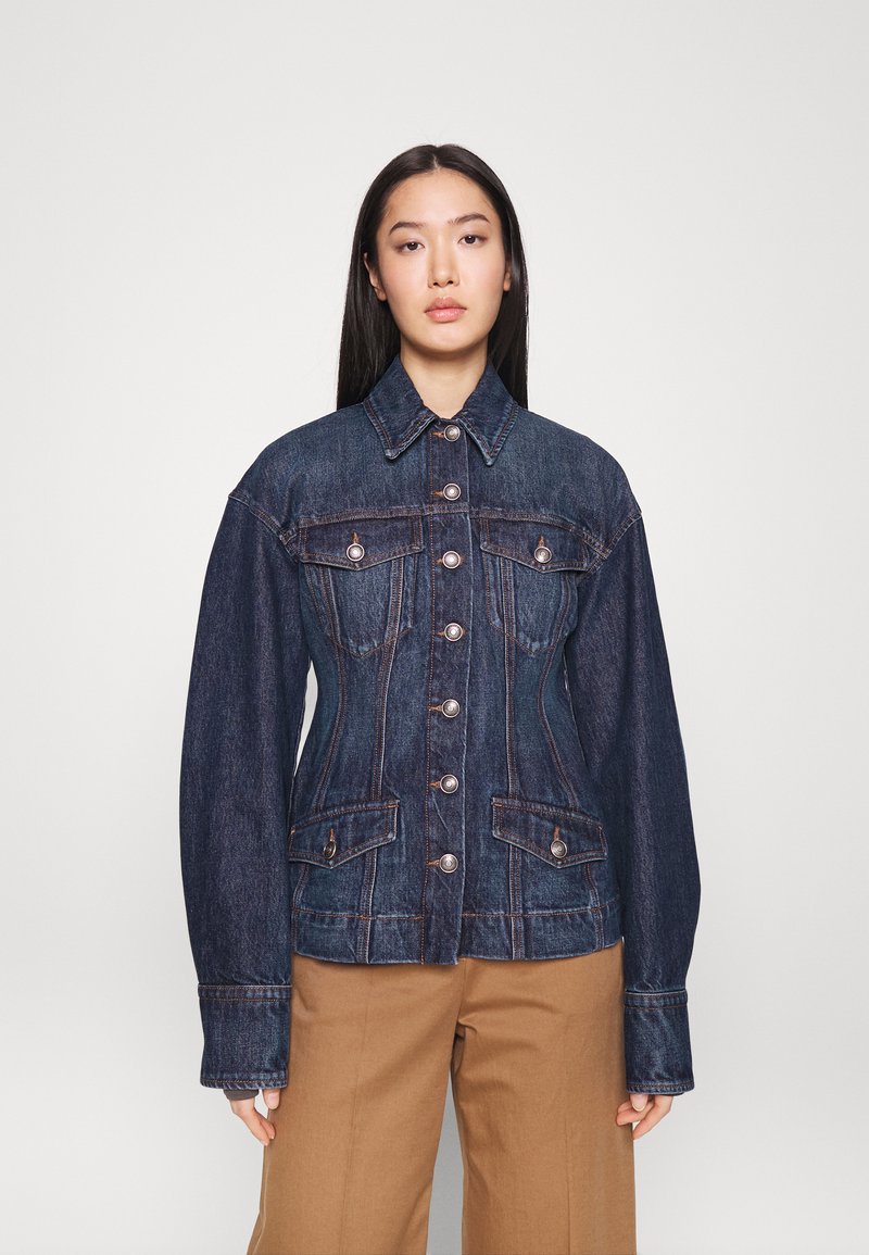 Sportmax NEBBIA - Jeansjacke - Blu Notte