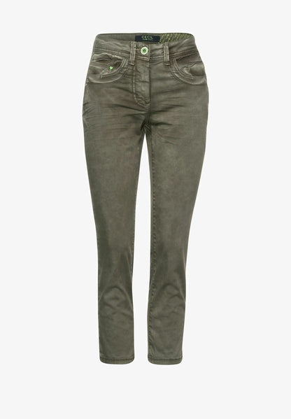 Cecil CASUAL FIT - Stoffhose - Grün