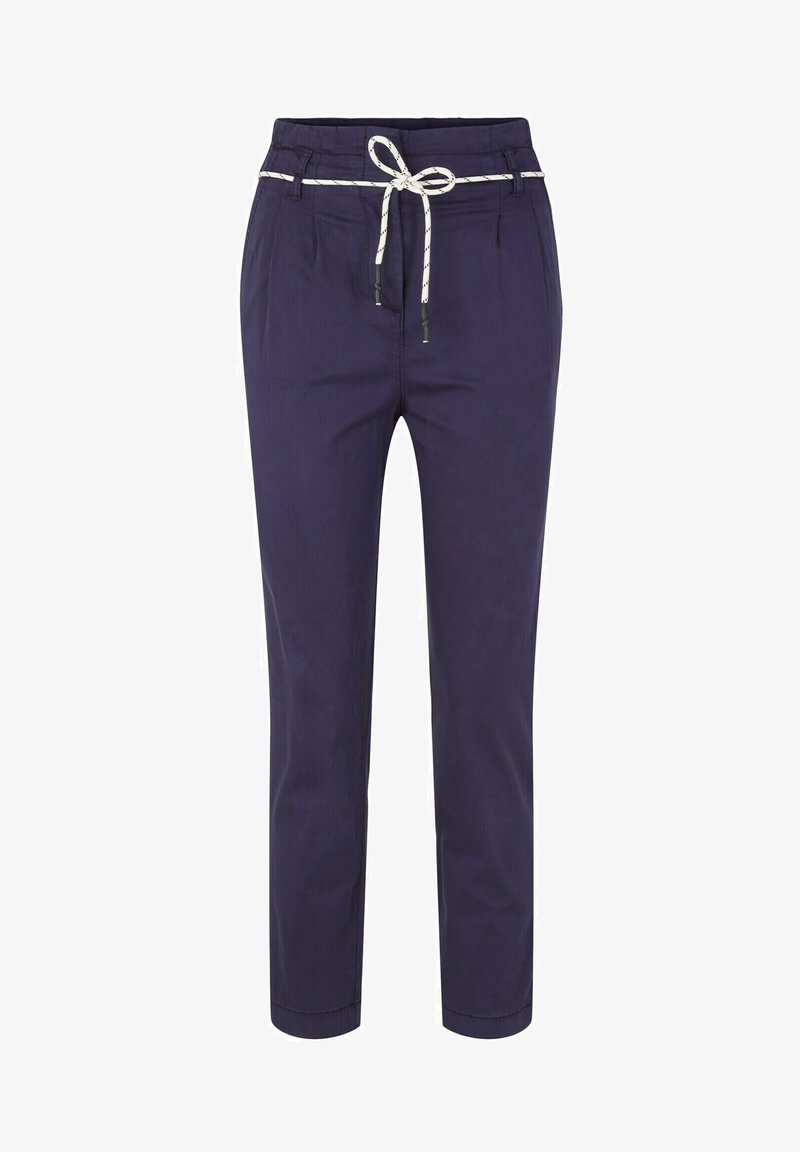 Tom Tailor PAPERBAG MIT ABNÄHERN - Chino - Atlantic Ocean Blue