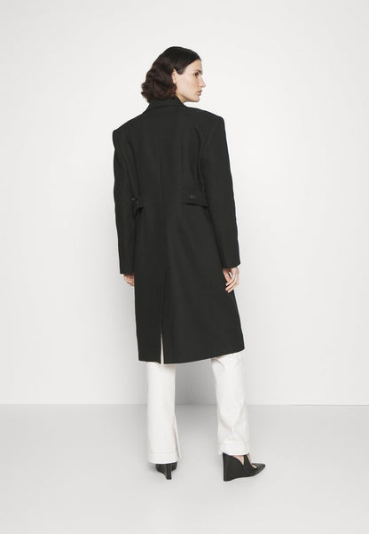 Materiel BOXY COAT - Klassischer Mantel - Black