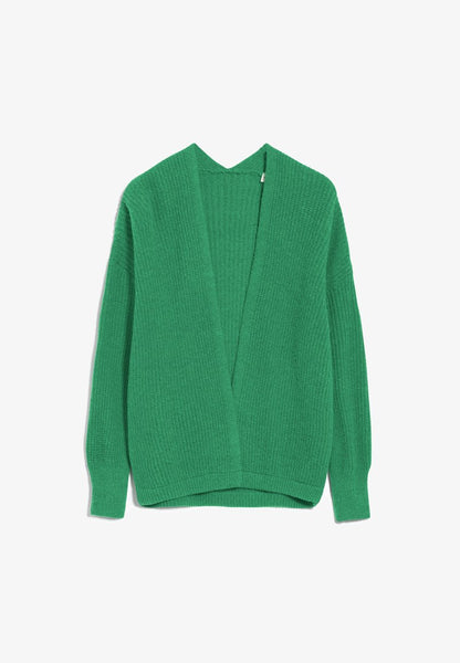 Armedangels VILANAA - Strickjacke - Kinoko Melange-oatmilk